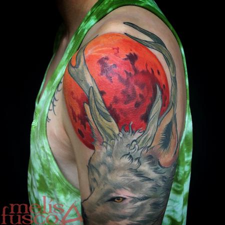 Tattoos - Blood moon addition  - 116141